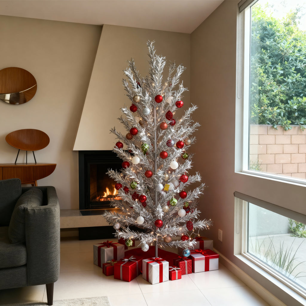 Mid Century Modern Aluminum Christmas Tree