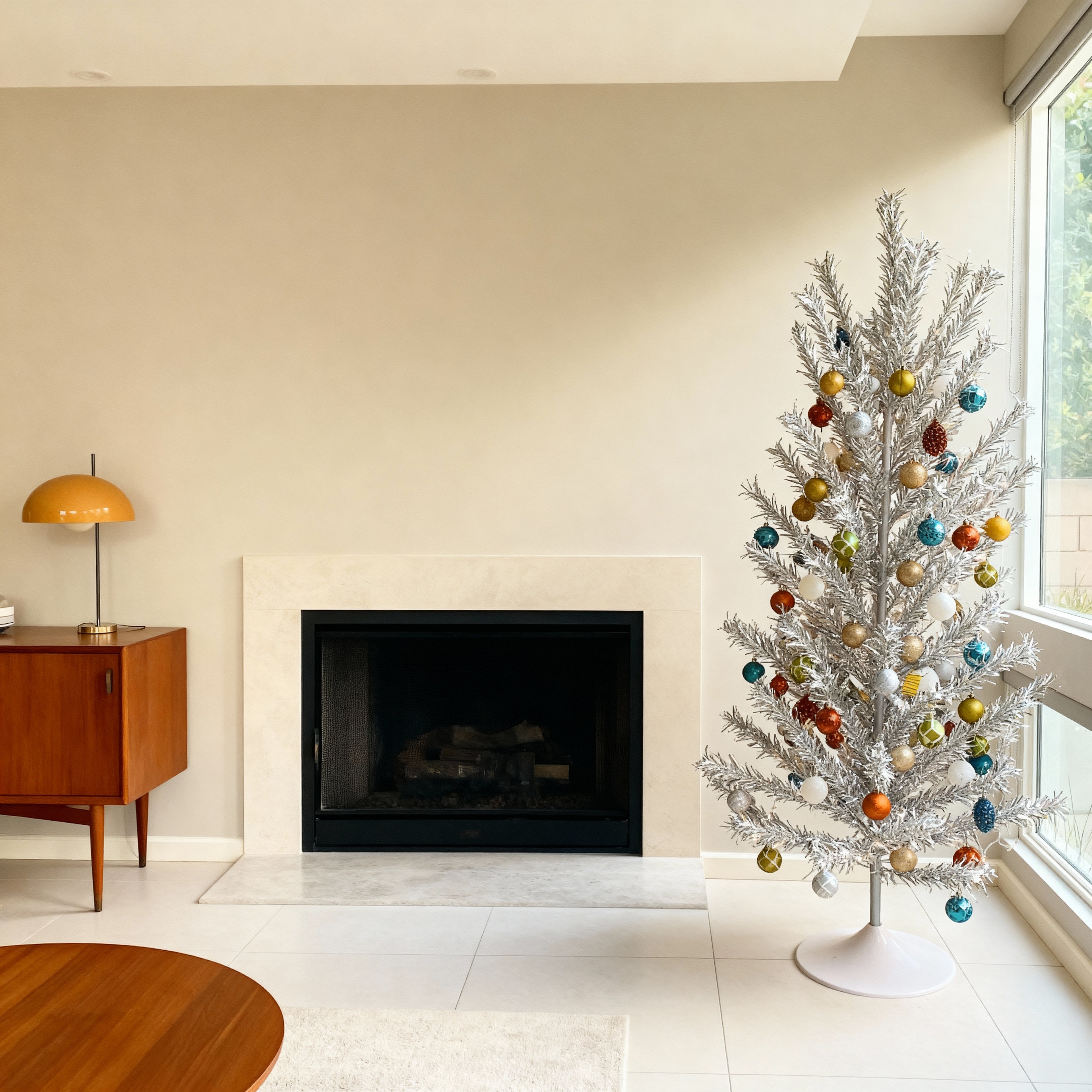 Mid Century Modern Aluminum Christmas Tree